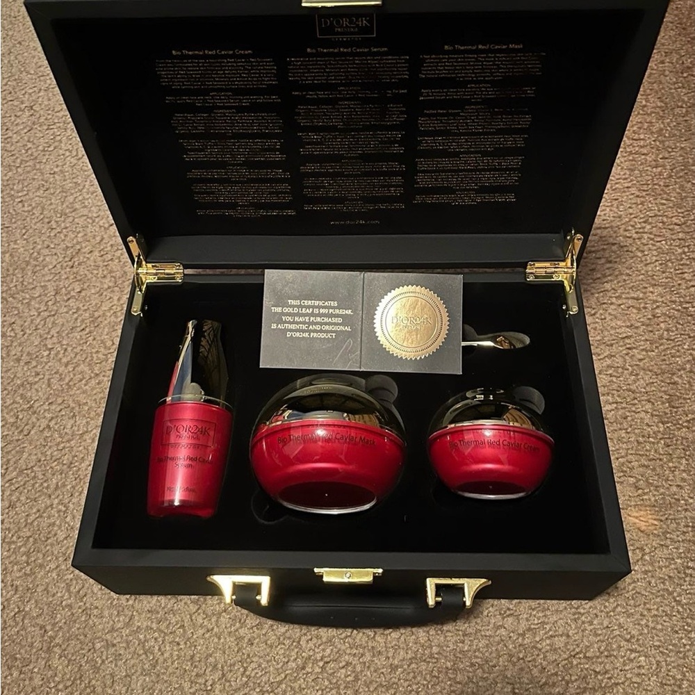 D’or 24k Ultimate Dermatox Red Caviar Set Collection